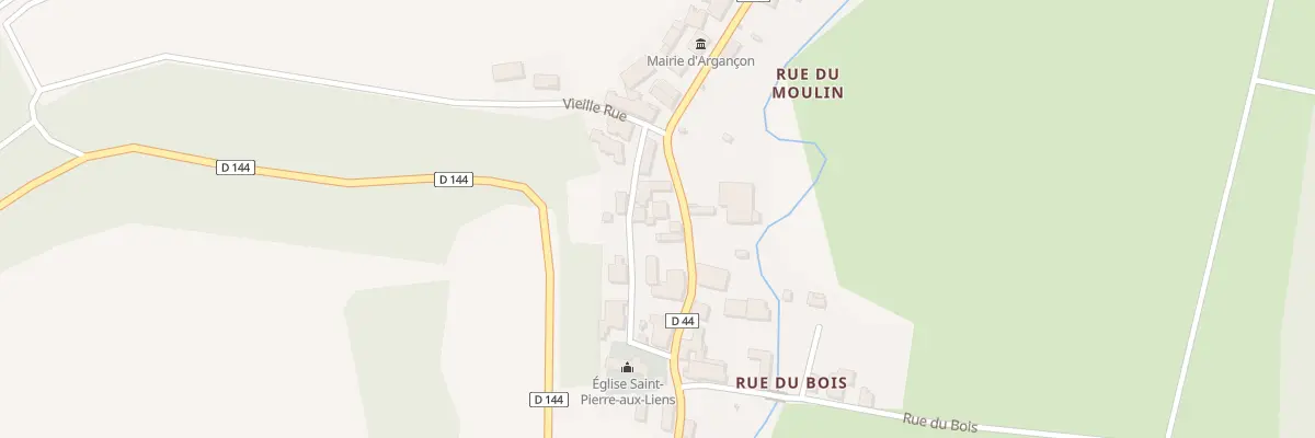 Plan du 42 Rue Principale à Argançon