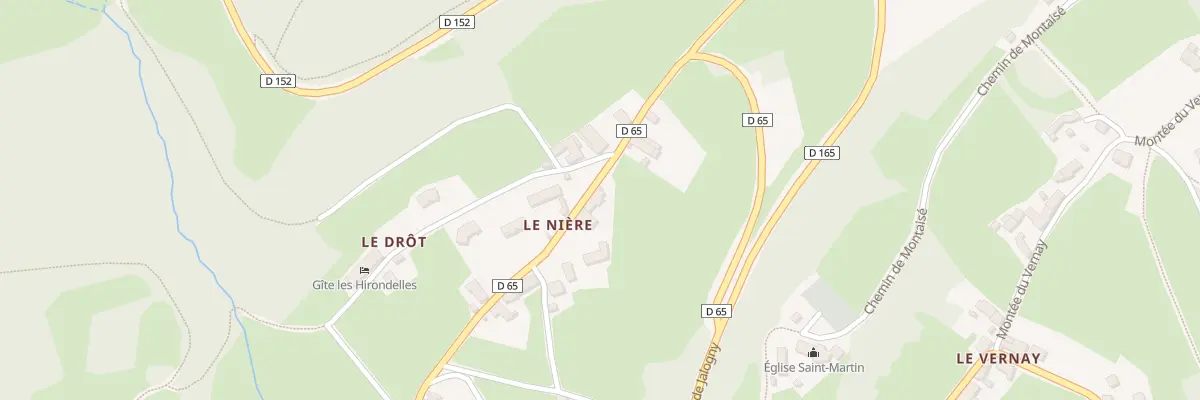 Plan du 5011 Au Niere à Château