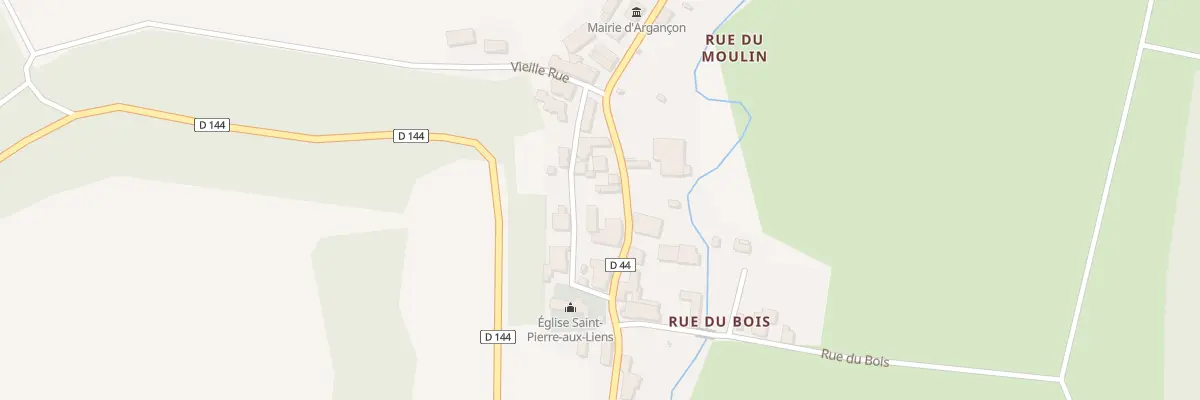 Plan du 46 Rue Principale à Argançon