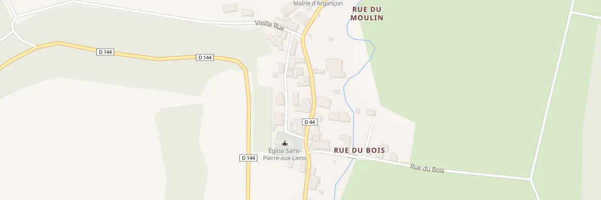 Plan du 48 Rue Principale à Argançon