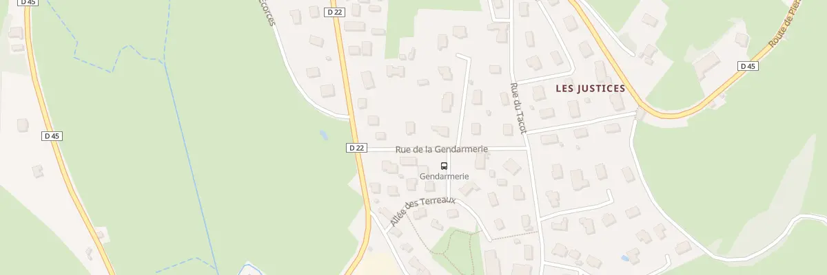 Plan du 3 Rue de la Gendarmerie à Tramayes