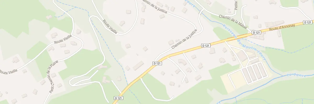 Plan de Che de la Justice à Villevocance