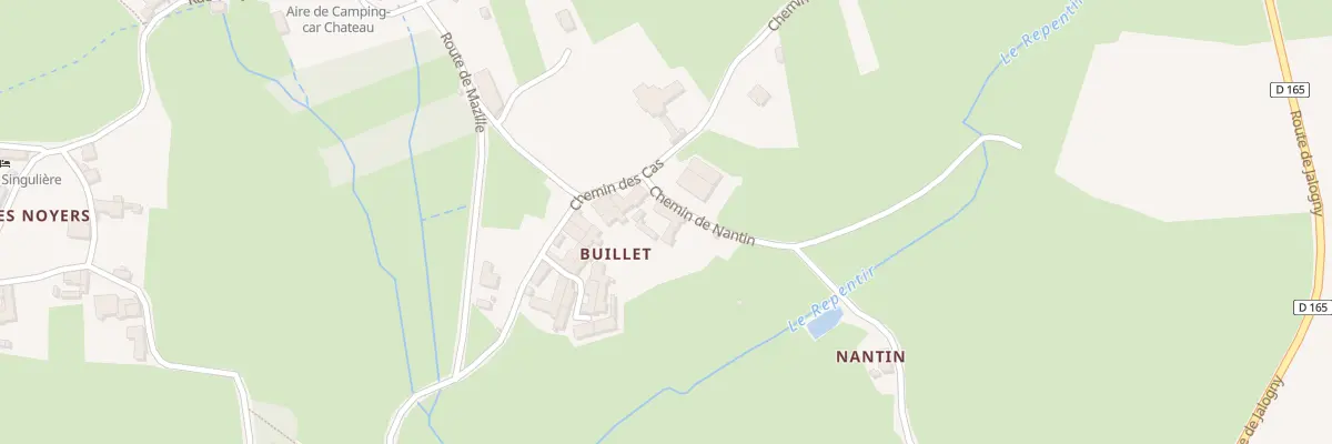 Plan du 5097 Buillet à Château