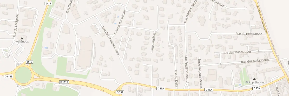 Plan du 14 Rue Baudouin à Fourques