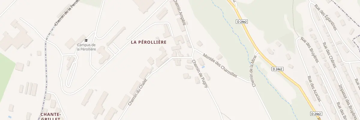 Plan du 96 Che du Chalet à Saint-Pierre-la-Palud