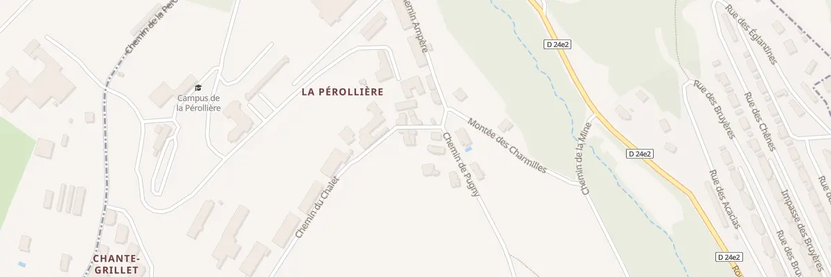 Plan du 96B Che de Pugny à Saint-Pierre-la-Palud