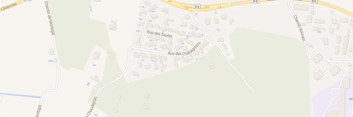 Plan du 12 Rue des Châtaigniers à Bagnols-sur-Cèze