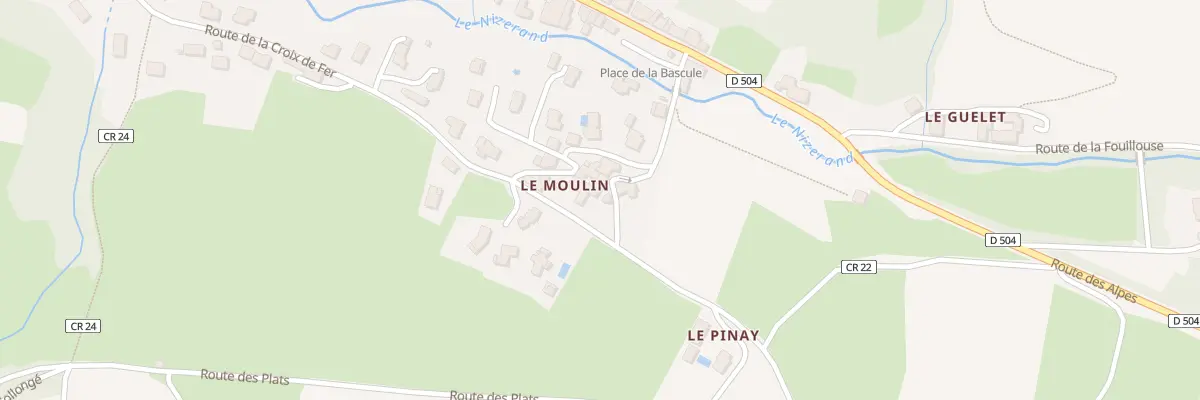 Plan du 5084 Le Moulin à Rivolet