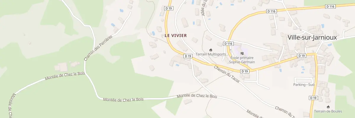 Plan du 77 Rte de Saint-Roch à Ville-sur-Jarnioux