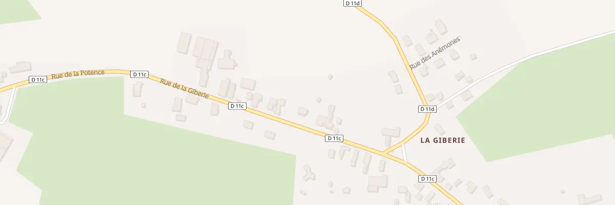Plan du 12 Rue de la Giberie à Petit-Mesnil