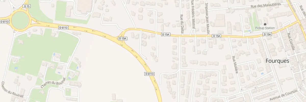 Plan du 6238 Av de Nîmes à Fourques
