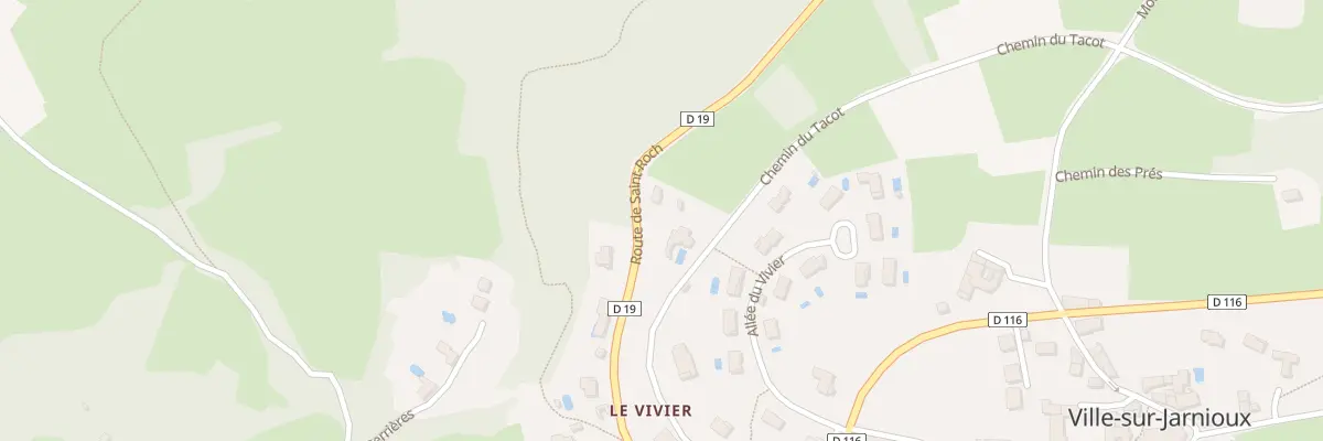 Plan du 2706 Che Tacot à Ville-sur-Jarnioux