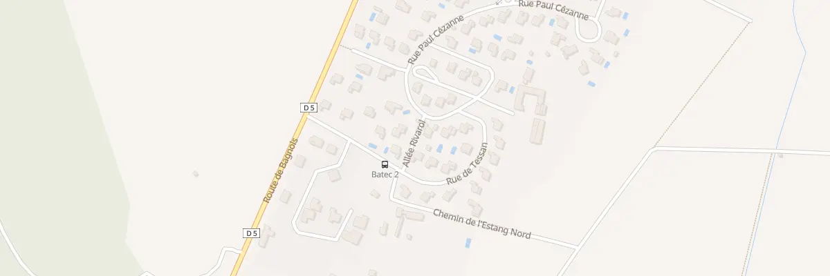 Plan du 10 Rue de Tessan à Tresques