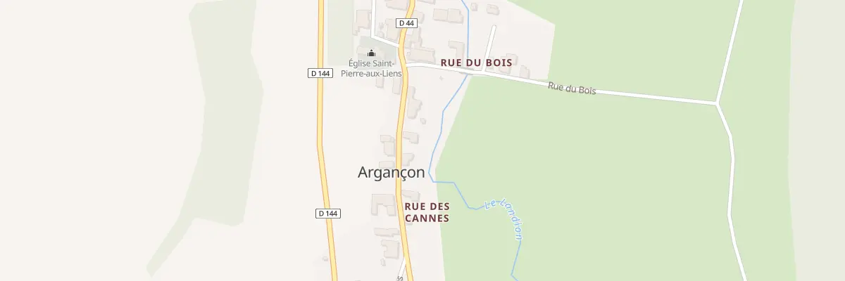 Plan du 29 Rue Principale à Argançon