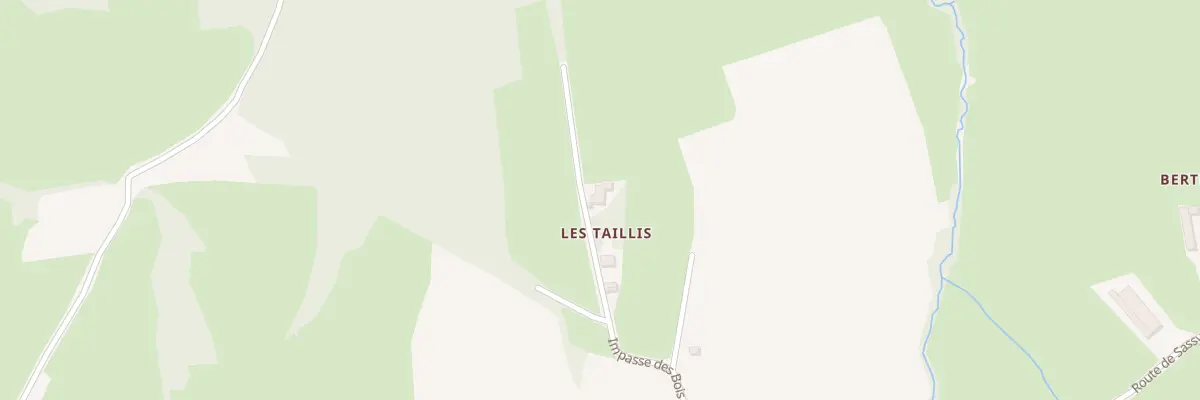 Plan du 5217F Les Taillis à La Vineuse sur Fregande