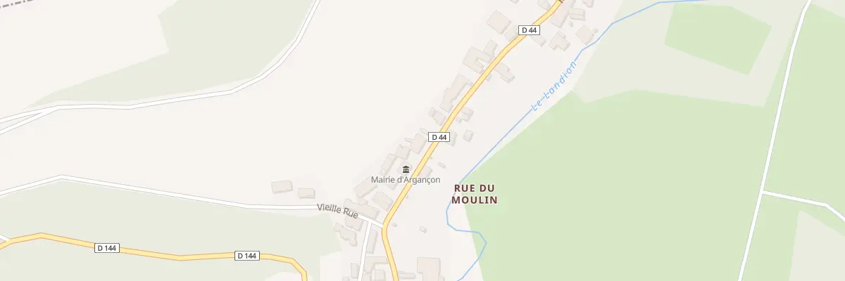 Plan du 28 Rue Principale à Argançon
