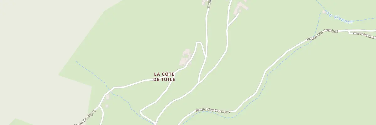 Plan du 190 Che de Couleyre à Vaudevant