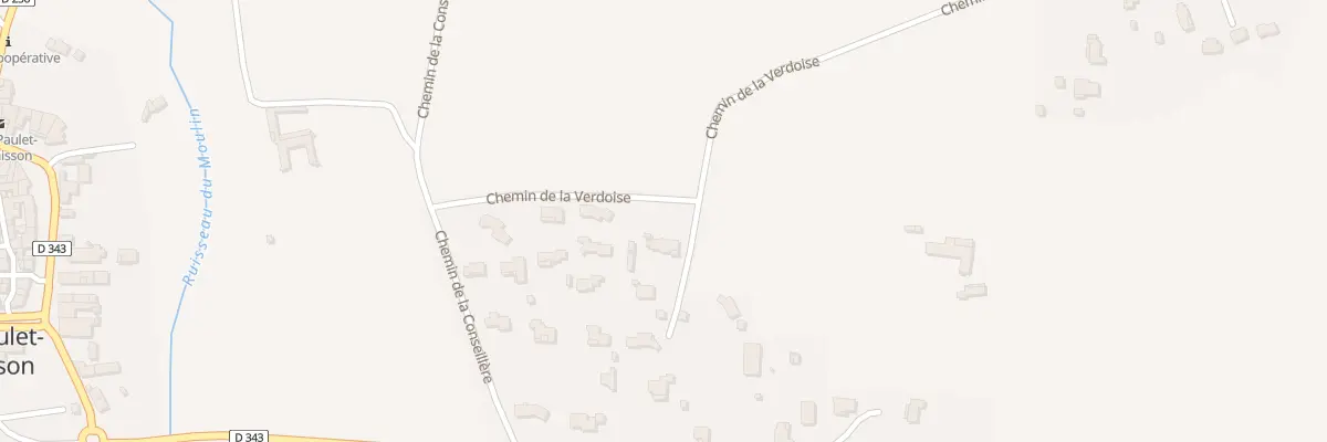 Plan du 156 Che de la Verdoise à Saint-Paulet-de-Caisson