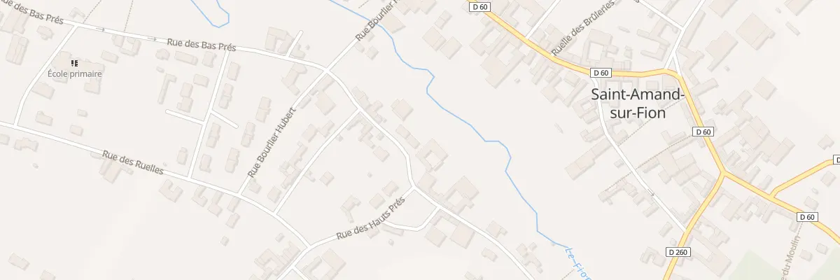 Plan du 13 Rue des bas pres à Saint-Amand-sur-Fion