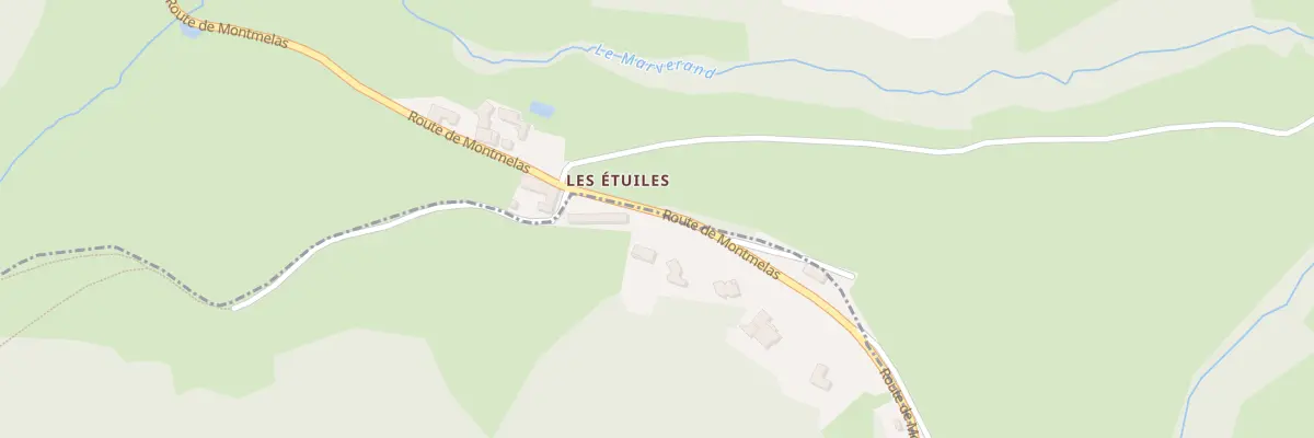 Plan du 1275 Rte de Montmelas à Montmelas-Saint-Sorlin