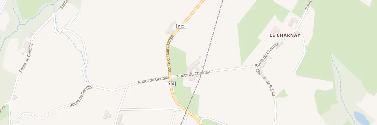 Plan du 858 Rte du Charnay à Beaujeu