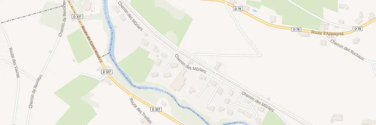 Plan du 479 Che des Mûriers à Lantignié