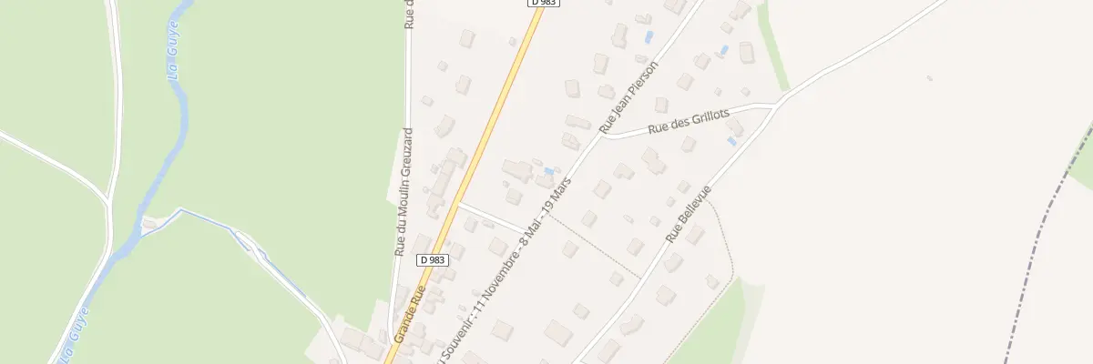 Plan du 3 Rue du Souvenir à Germagny