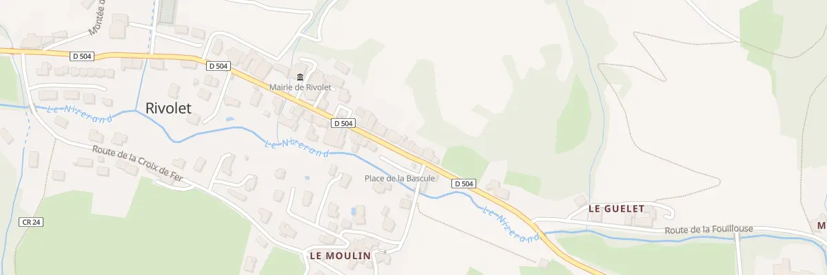 Plan du 5006 Le Bourg à Rivolet