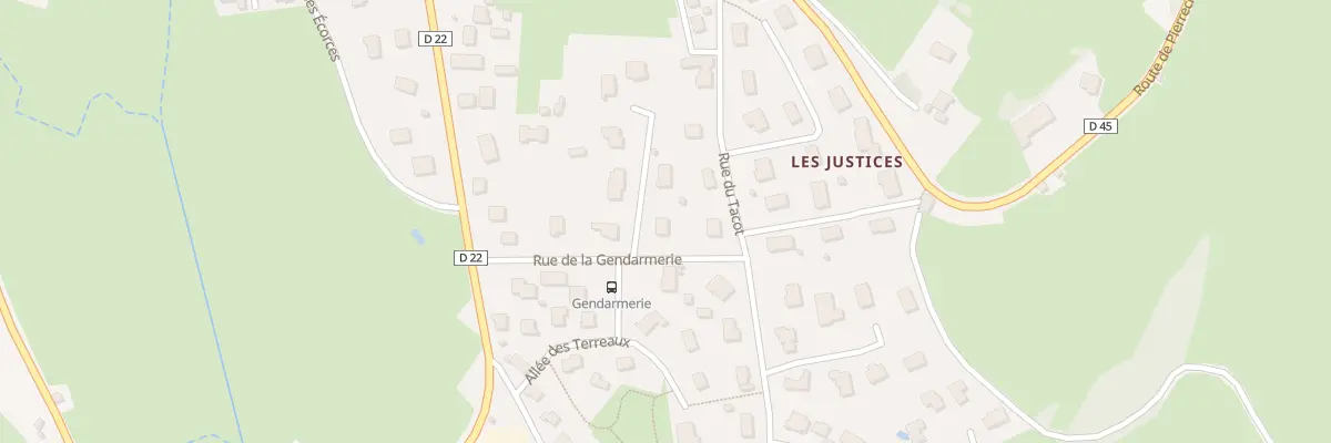 Plan du 7 Rue de la Gendarmerie à Tramayes