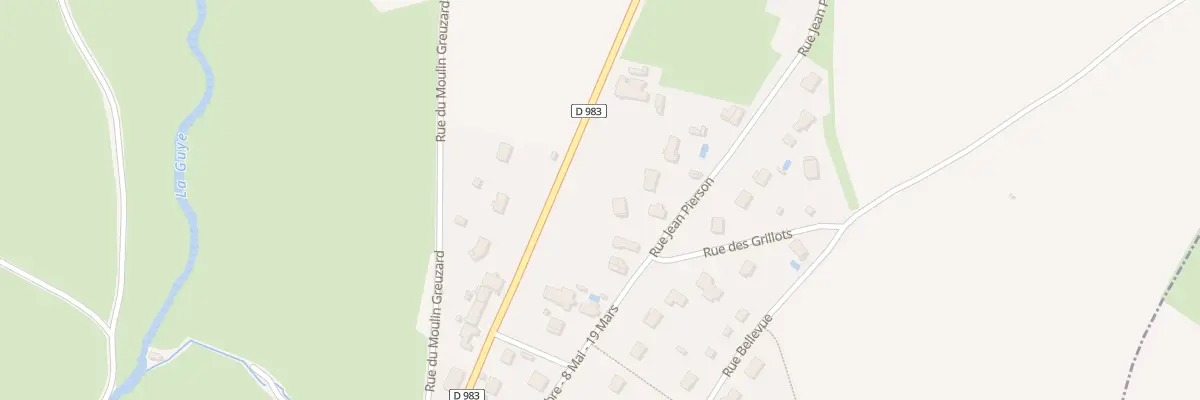 Plan du 7 Rue Grande Rue à Germagny