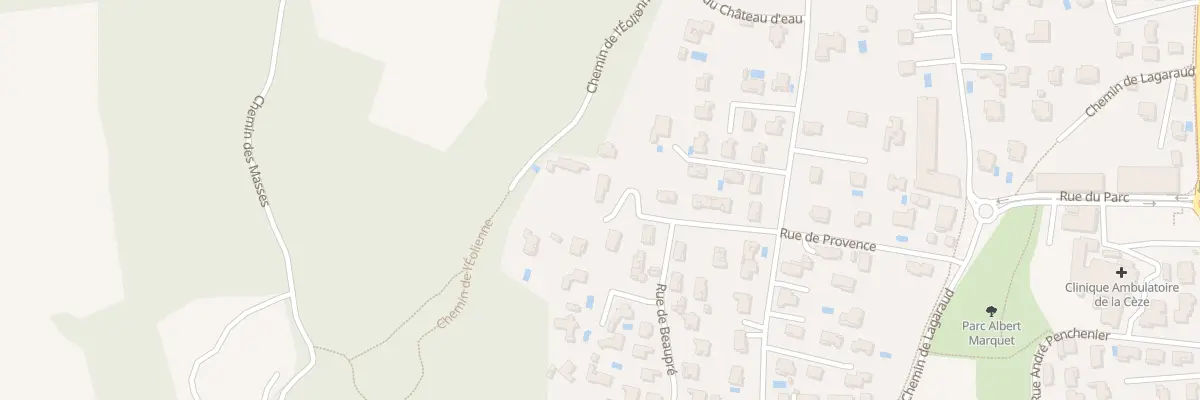 Plan du 12 Rue Cantemerle à Bagnols-sur-Cèze