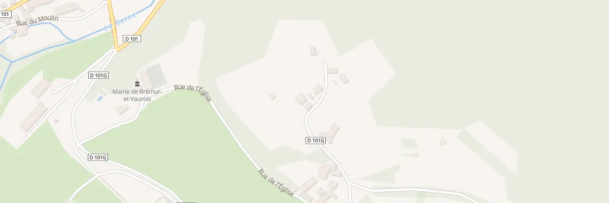 Plan du 14B Rue du Château à Bremur à Brémur-et-Vaurois