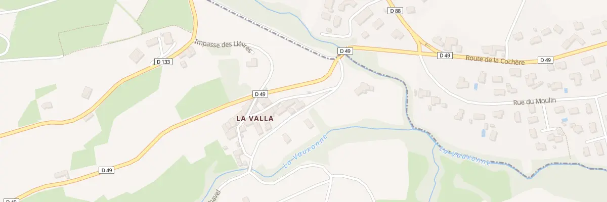 Plan du 100 Rue du Chavel à Vaux-en-Beaujolais