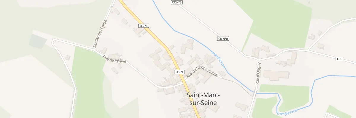 Plan du 5069 Les Ouches à Saint-Marc-sur-Seine