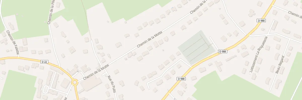 Plan du 8 Che de la Motte à Renwez