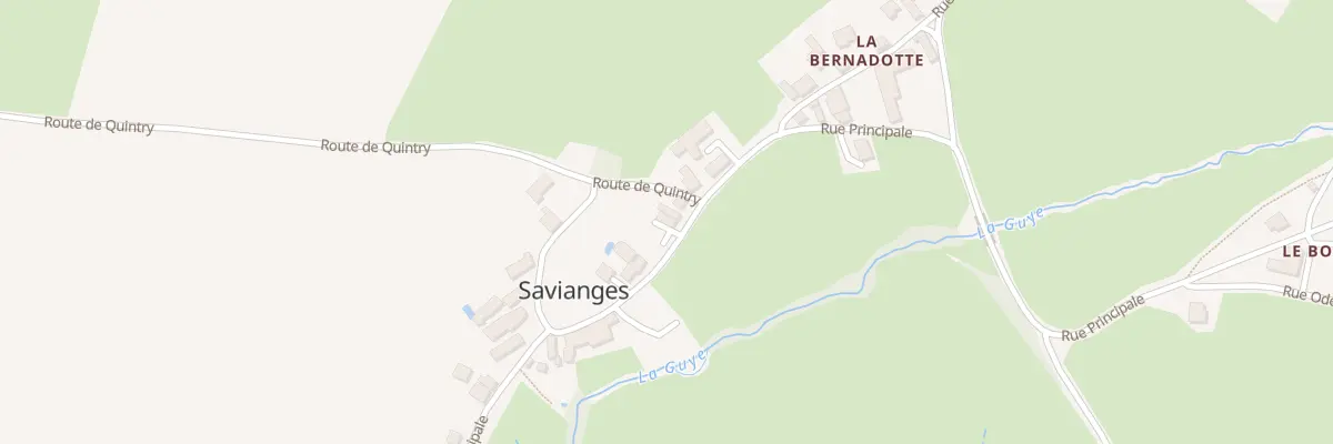 Plan du 5010 Le Bourg à Savianges