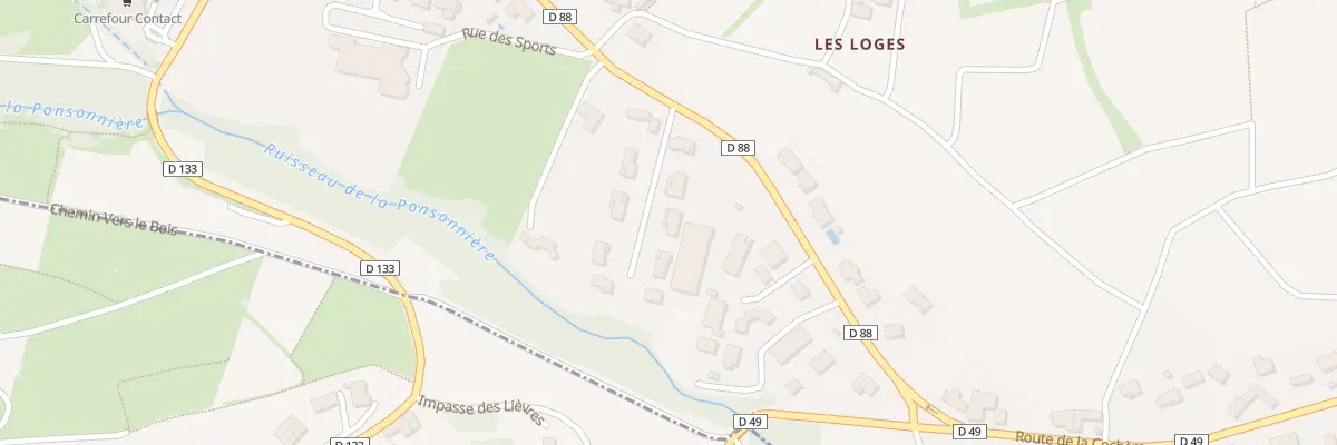 Plan du 81 Imp de la Ponsonniere au Perréon