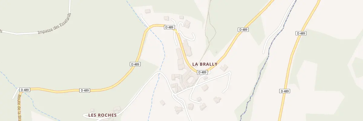 Plan du 2294 Rte de la Brally à Yzeron