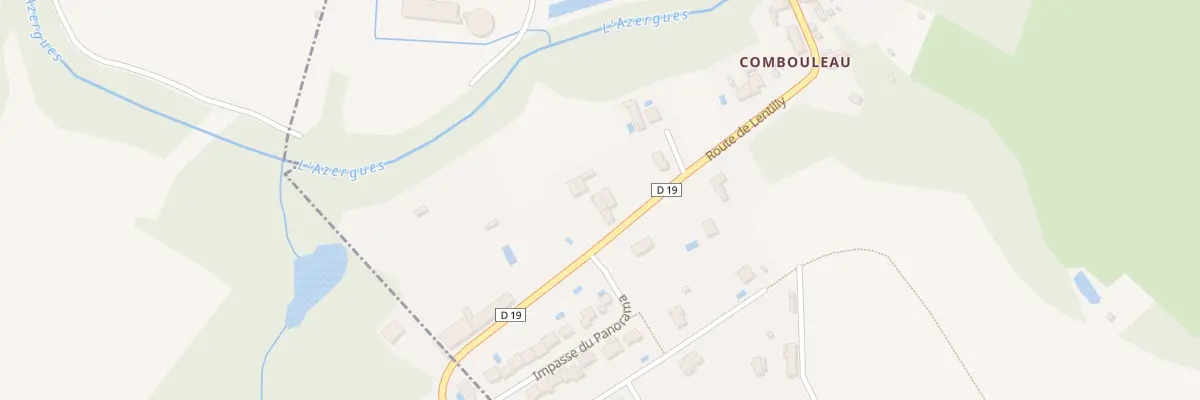 Plan du 552 Rte de Lentilly à Chessy
