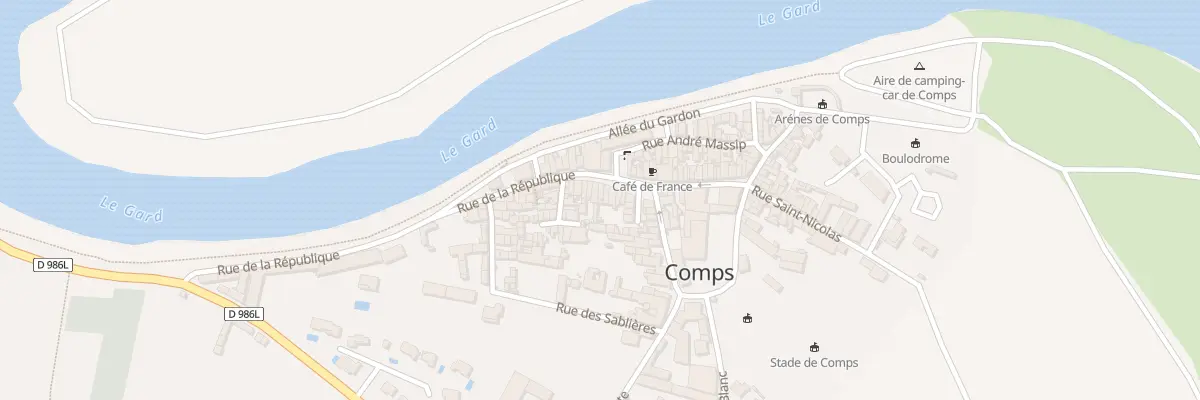 Plan du 20 Pl Sadi Carnot à Comps