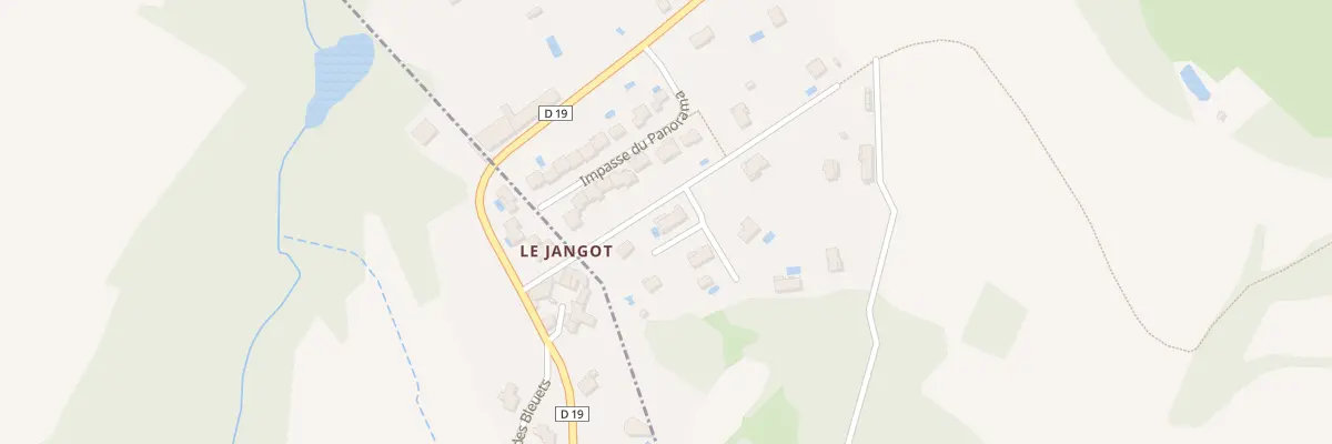 Plan du 118 Che du Jangot à Chessy