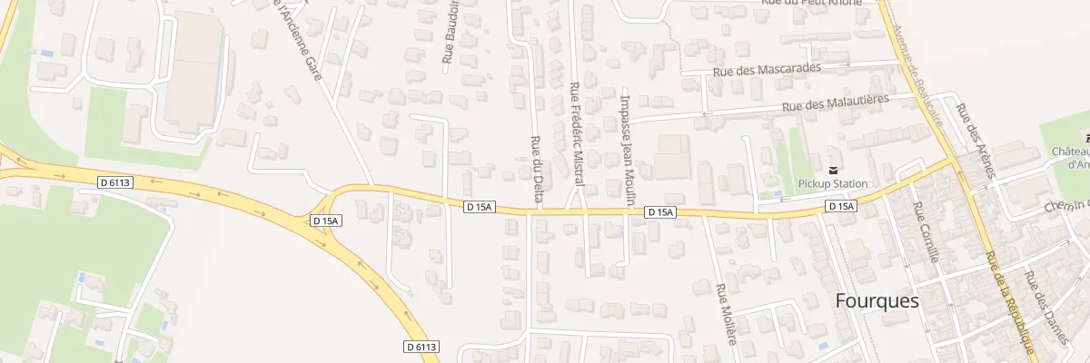 Plan du 1A Rue du Delta à Fourques
