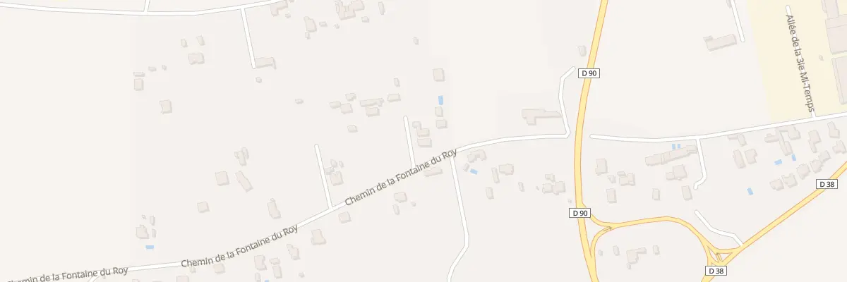 Plan du 600 Che de la Fontaine du Roy à Beaucaire