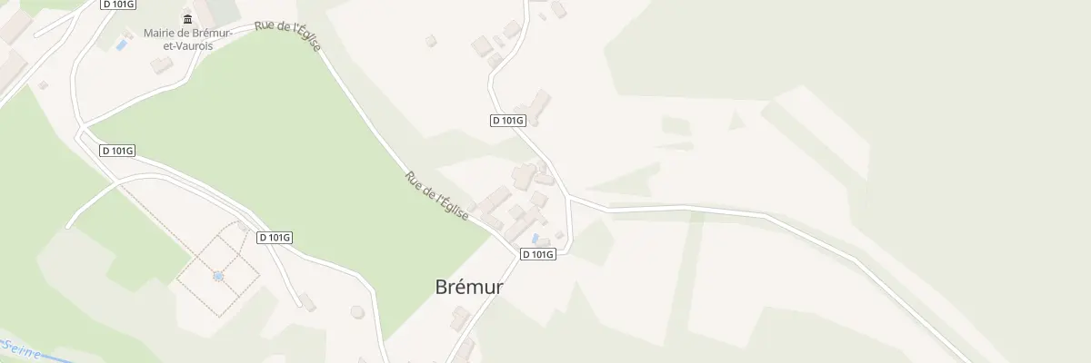 Plan du 10B Rue du Château à Bremur à Brémur-et-Vaurois