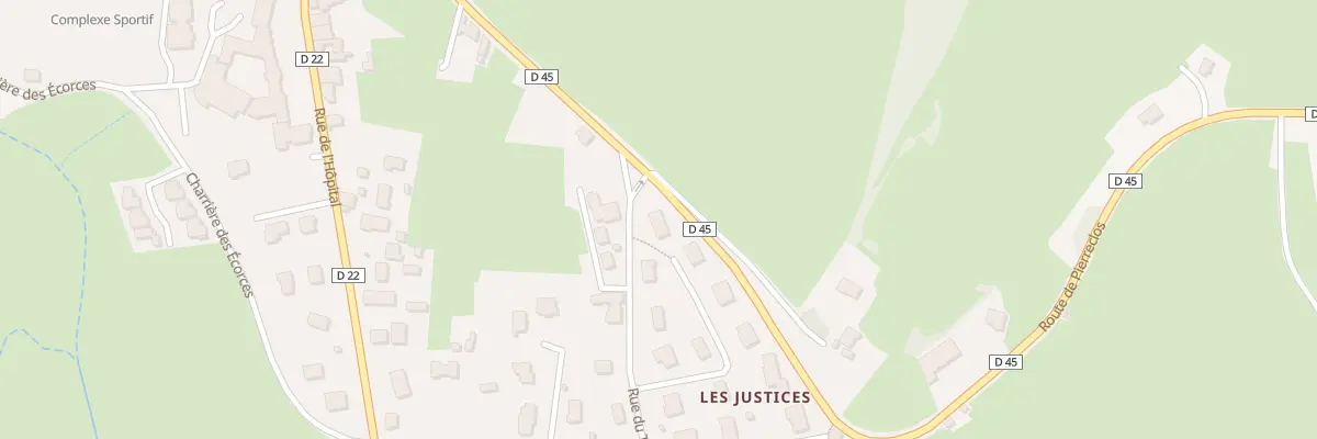 Plan du 5006F Les Justices à Tramayes