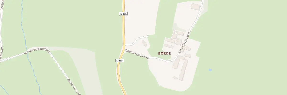 Plan du 5257F Borde à Château