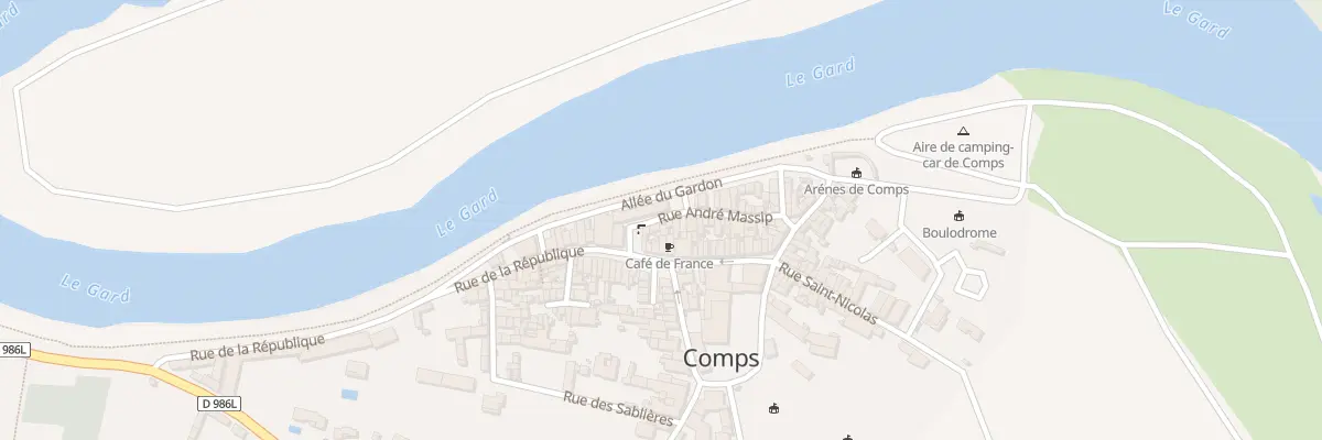 Plan du 1T Rue André Massip à Comps
