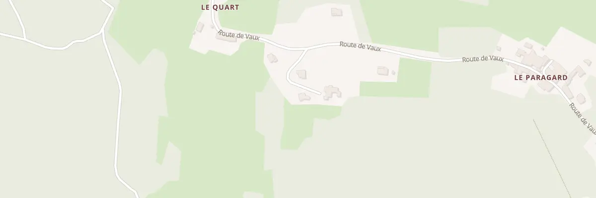 Plan du 1121C Rte de Vaux à Blacé