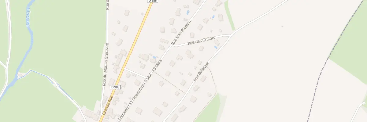 Plan du 14 Rue du Souvenir à Germagny