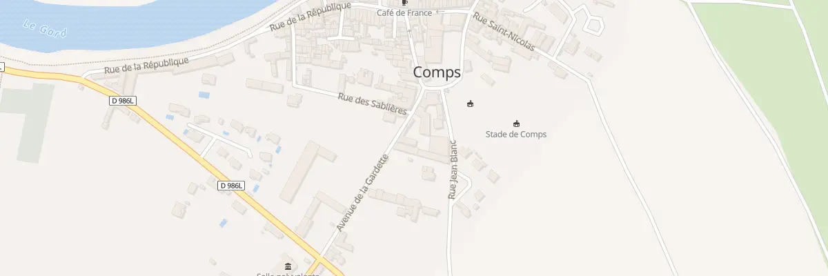 Plan du 5155 Le Village à Comps